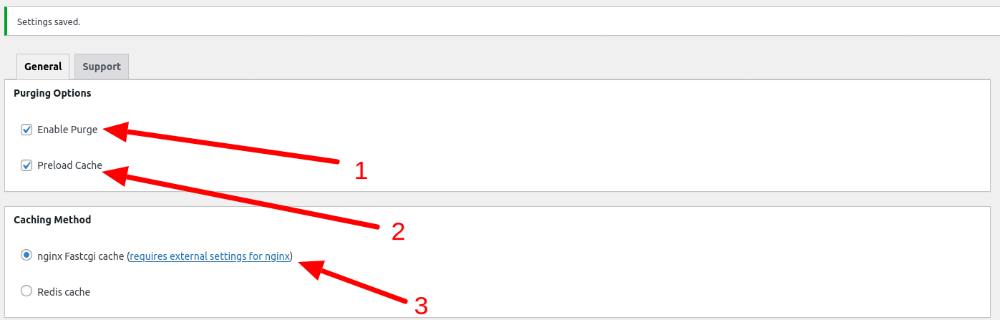 Nginx Helper Plugin
