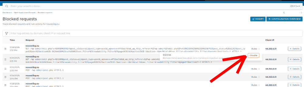 Web Application Firewall