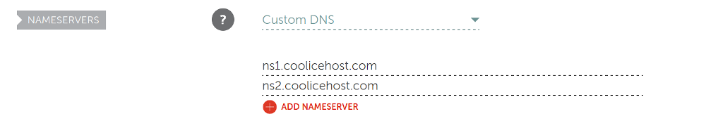 Changing Name Servers - DNS